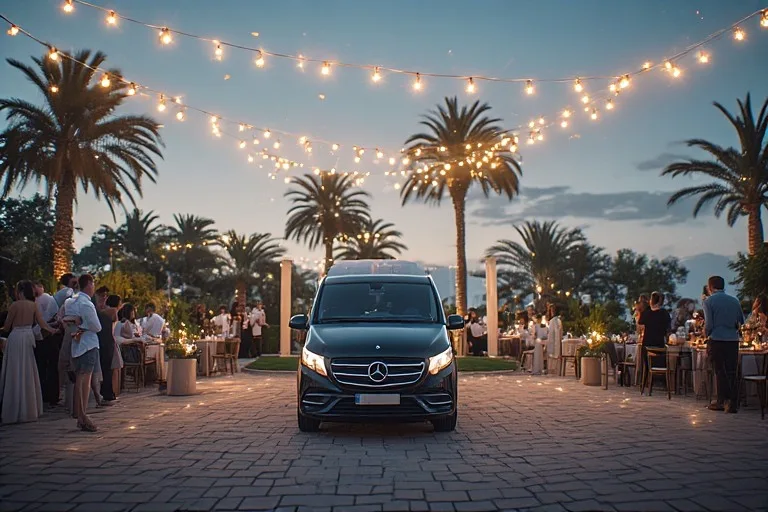 VIP event chauffeur Mallorca &mdash; wedding and gala private driver service