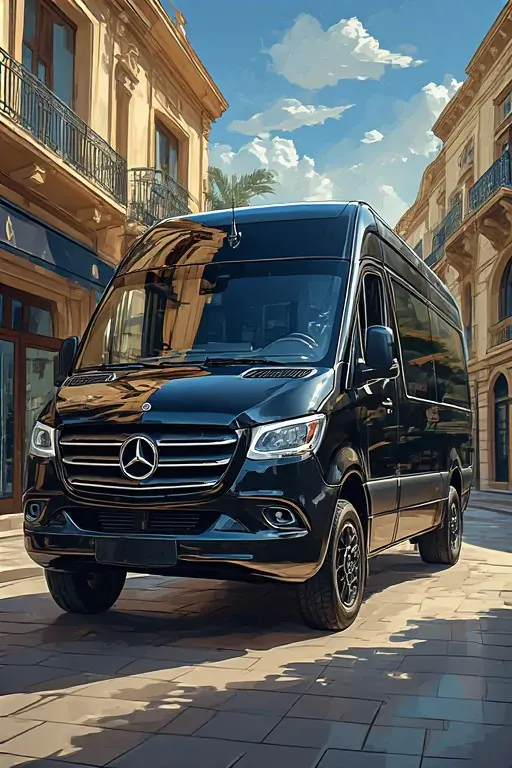 Luxury minibus for private island tour Mallorca &mdash; groups up to 12 passengers